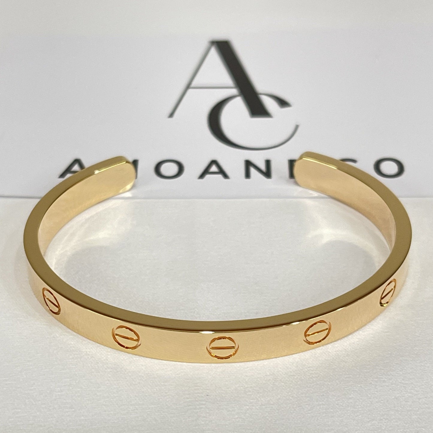 ¡®Aura Jewels¡¯LOVE BRACELET 6.1MM OPEN CUFF