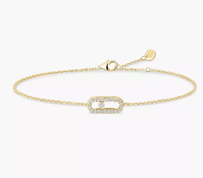 [Aura Jewels]MS CARES FULL DIAMOND BRACELET
