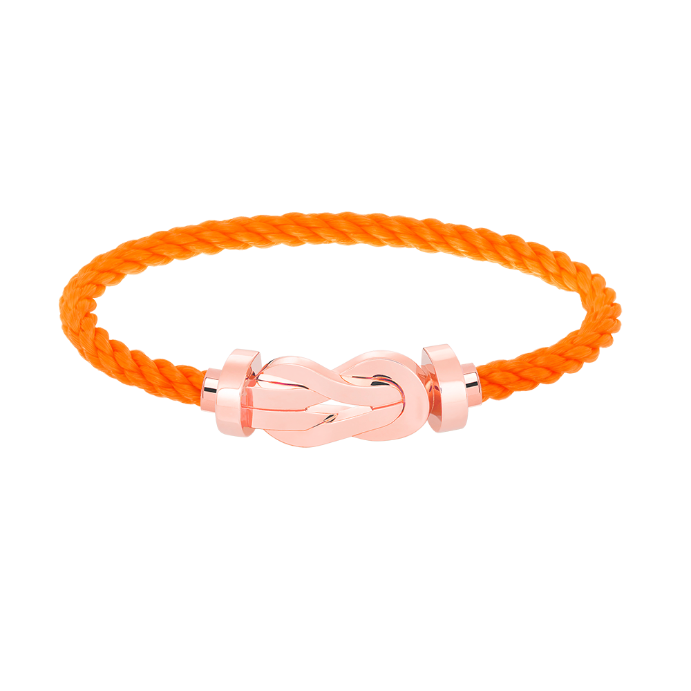 ¡®Aura Jewels¡¯CHANCE LARGE 8 FIGURE BUCKLE NO DIAMOND BRACELET ROSE GOLD