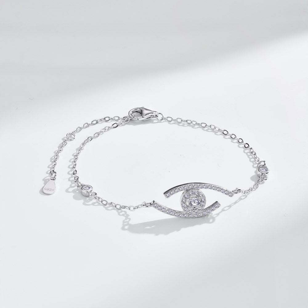[Aura Jewels]Lucky Eye Pave-Set Diamond Bracelet