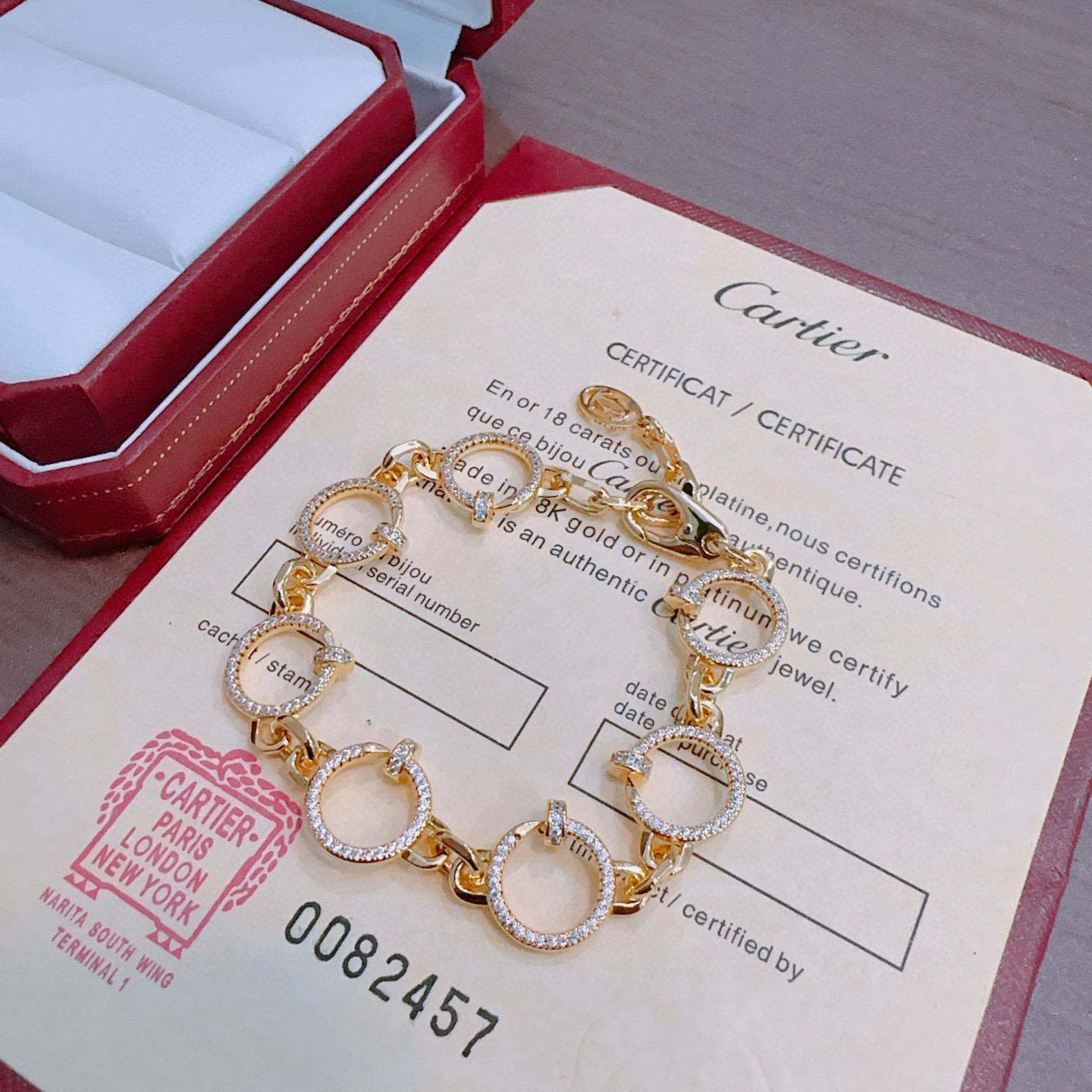 [Aura Jewels] LOVE&JUSTE BRACELET DIAMONDS