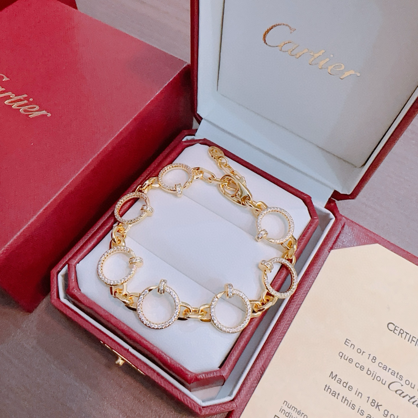 [Aura Jewels] LOVE&JUSTE BRACELET DIAMONDS