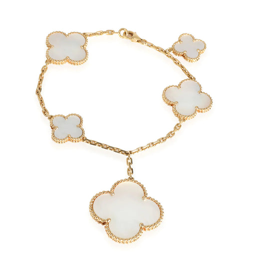 ¡®Aura Jewels¡¯MAGIC CLOVER MOP GOLD BRACELET 5 MOTIFS