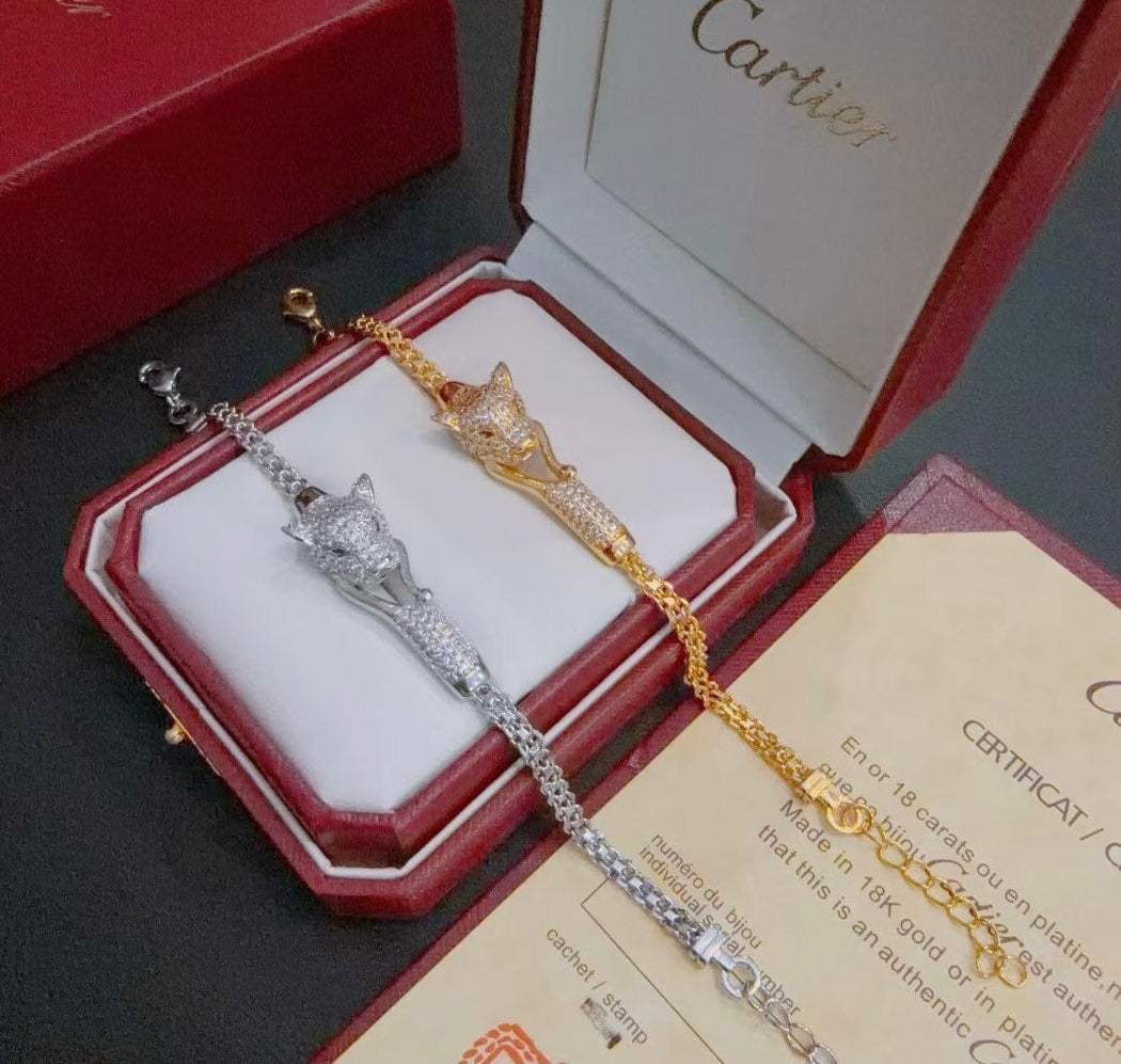 [Aura Jewels]  PANTHERE  BRACELET DIAMONDS