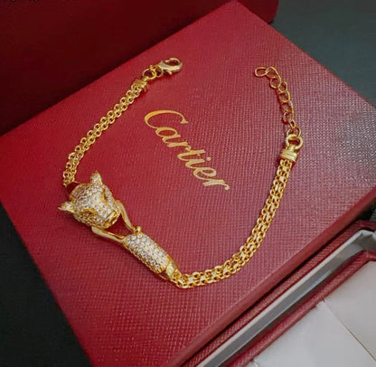 [Aura Jewels]  PANTHERE  BRACELET DIAMONDS