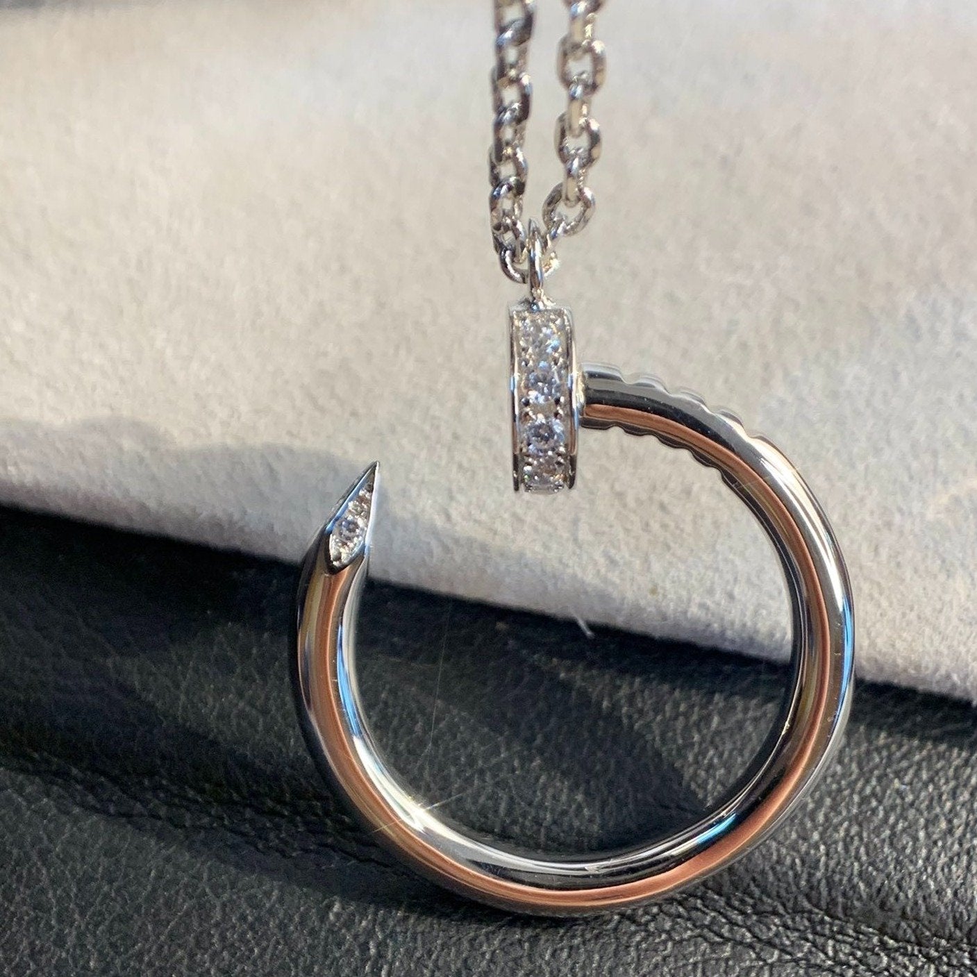 ¡®Aura Jewels¡¯JUSTE NECKLACE SILVER