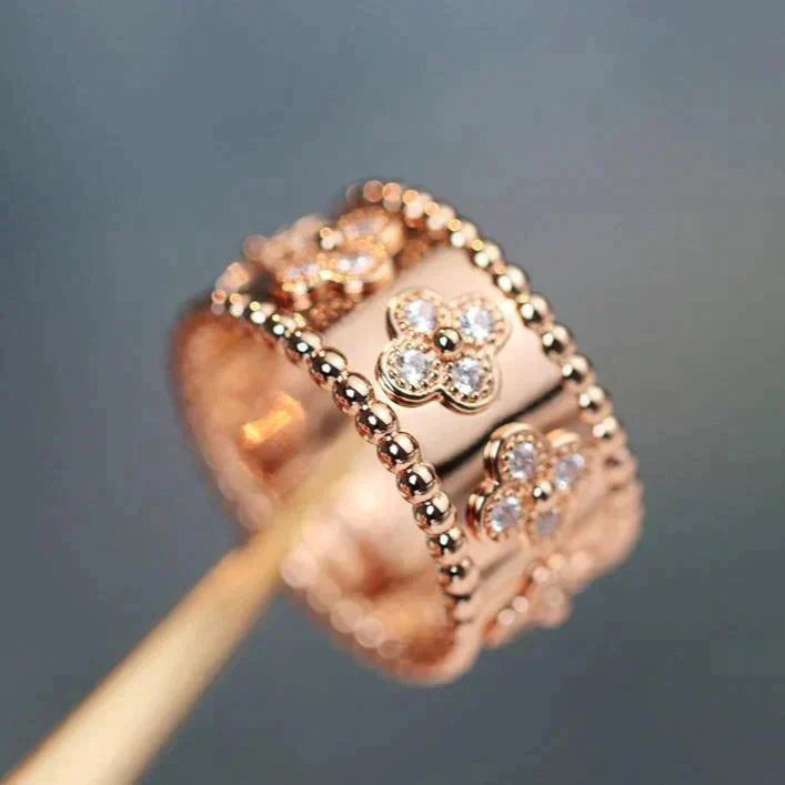 ¡®Aura Jewels¡¯CLOVER KALEIDOSCOPE RING 10MM