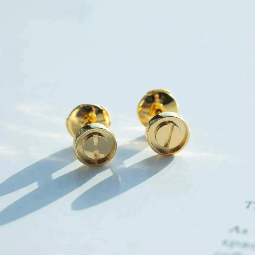 ¡®Aura Jewels¡¯LOVE EARRINGS GOLD 10MM