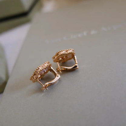 [Aura Jewels]LUCKY WHITE MOP EARRINGS