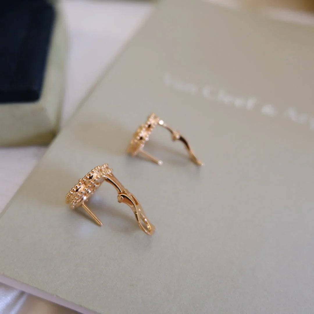 [Aura Jewels]LUCKY WHITE MOP EARRINGS