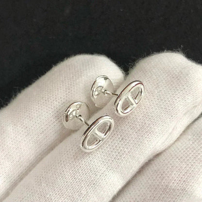 ¡®Aura Jewels¡¯CHAINE SMALL EARRINGS GOLD AND SILVER