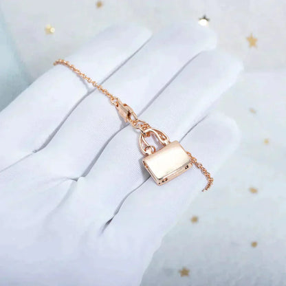 ¡®Aura Jewels¡¯AMULETTE PEDANT ROSE GOLD NECKLACE