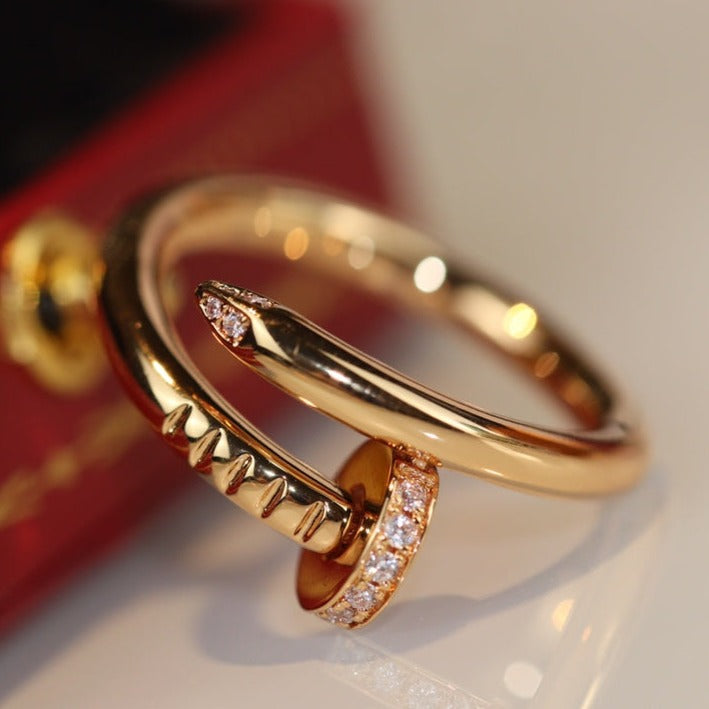 ¡®Aura Jewels¡¯JUSTE RING 2.65MM GOLD DIAMOND