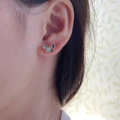 ¡®Aura Jewels¡¯BUTTERFLY DARK MOP  EARRINGS