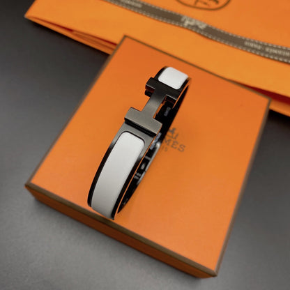 ¡®Aura Jewels¡¯H BRACELET 12MM BLACK WHITE CERAMIC