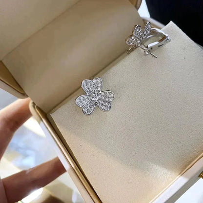 ¡®Aura Jewels¡¯CLOVER COMOS DIAMOND EARRINGS SILVER