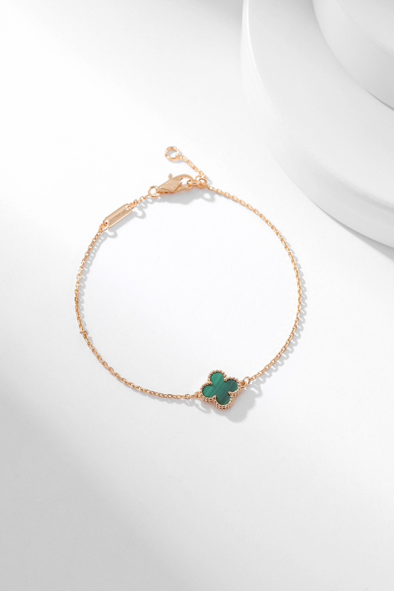 ¡®Aura Jewels¡¯CLOVER BRACELET MALACHITE 1 MOTIF