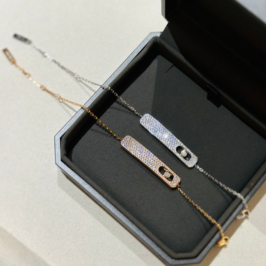 [Aura Jewels]MOVE CLASSIQUE DIAMOND PAVED BRACELET