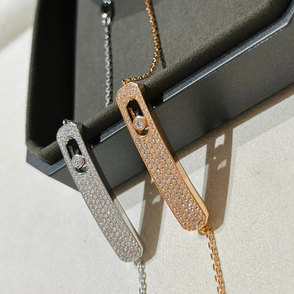 [Aura Jewels]MOVE CLASSIQUE DIAMOND PAVED BRACELET