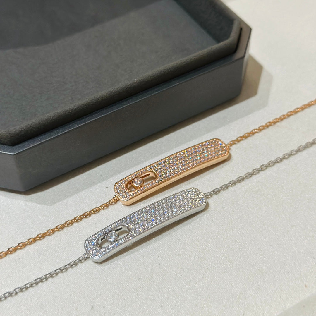[Aura Jewels]MOVE CLASSIQUE DIAMOND PAVED BRACELET