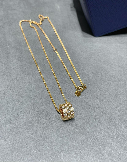 ¡®Aura Jewels¡¯BEE LOVE DIAMOND PAVED 3 ROW NECKLACE