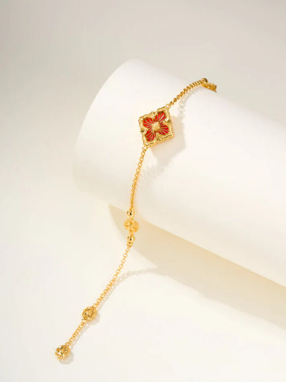 [Aura Jewels]B.C.L ENAMELED One-Flower Bracelet£¨Various Colors)