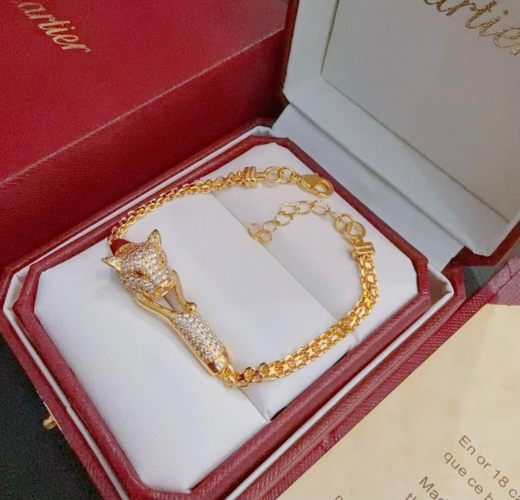 [Aura Jewels]  PANTHERE  BRACELET DIAMONDS