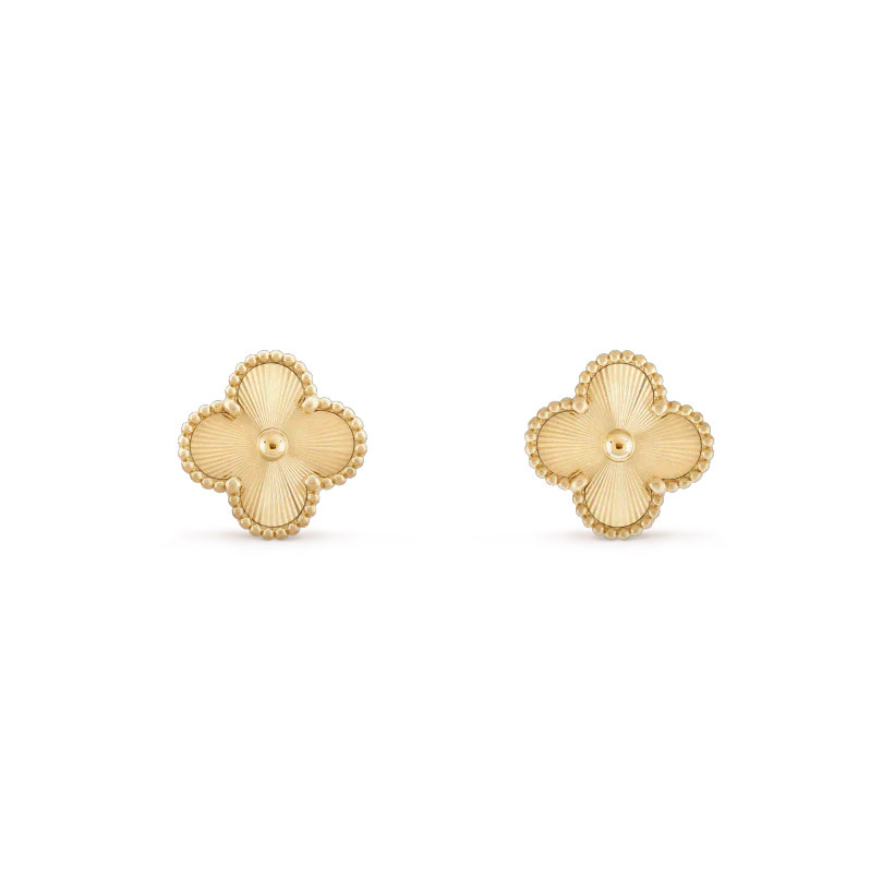 ¡®Aura Jewels¡¯CLOVER MINI 9.5MM LASER EARRINGS