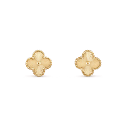 ¡®Aura Jewels¡¯CLOVER MINI 9.5MM LASER EARRINGS