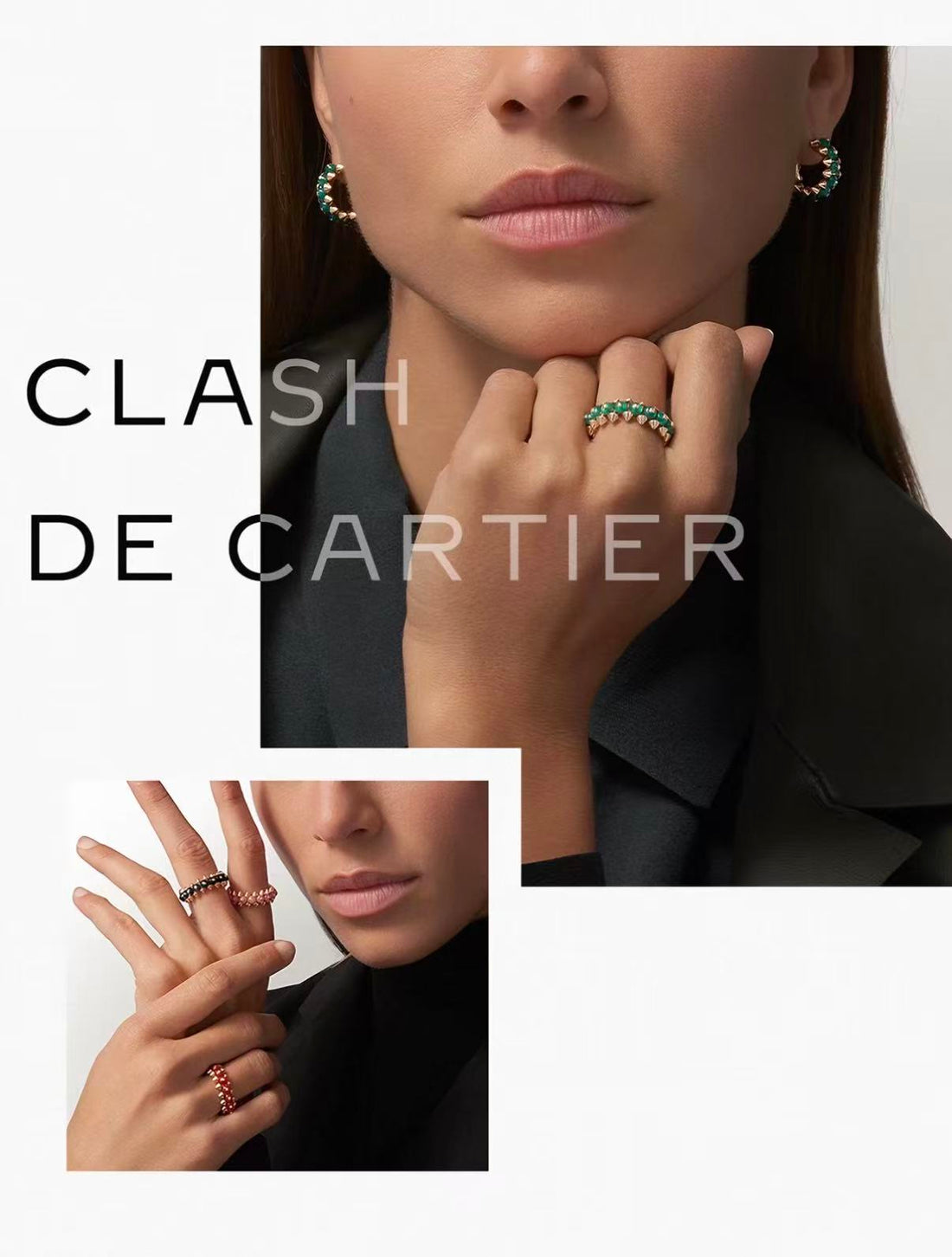 ¡®Aura Jewels¡ ROSE GOLD AGATE RIVET RING ASIA LIMITED EDITION