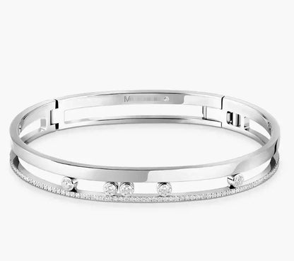 [Aura Jewels]M Roman Diamond Bracelet