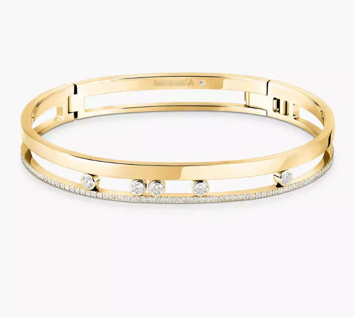 [Aura Jewels]M Roman Diamond Bracelet
