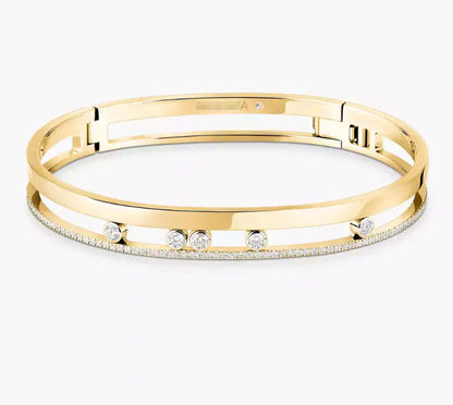 [Aura Jewels]M Roman Diamond Bracelet