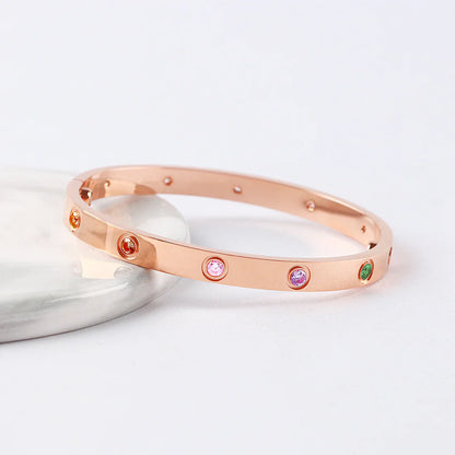 [Aura Jewels]2026 NEW 6.1MM COLORED GEMSTONE BRACELET