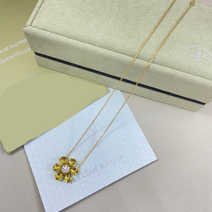 [Aura Jewels] flower necklace