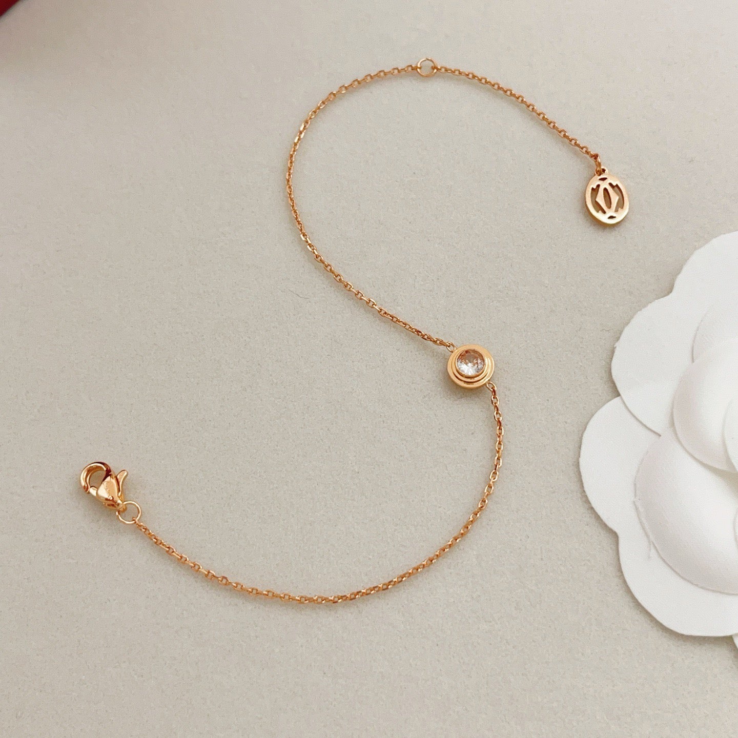 [Aura Jewels] UFO Series Single Diamond Bracelet