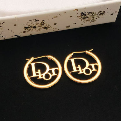 [Aura Jewels]Polished Round Ear Hooks