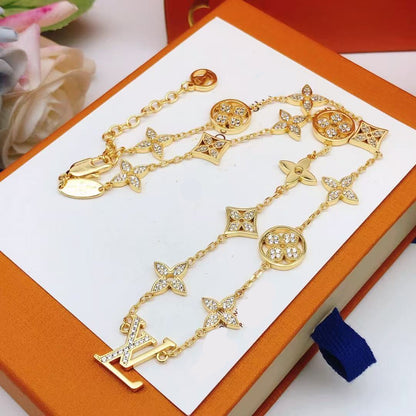 ¡®Aura Jewels¡¯Idylle Blossom Long Diamond Necklace