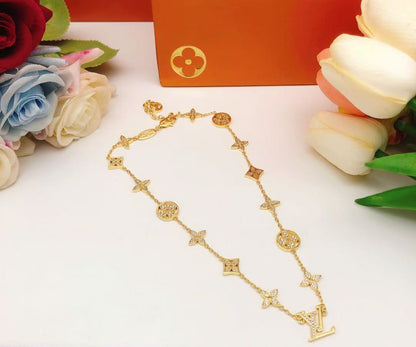¡®Aura Jewels¡¯Idylle Blossom Long Diamond Necklace