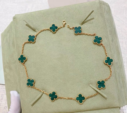 ¡®Aura Jewels¡¯CLOVER 10 MOTIFS  NECKLACE