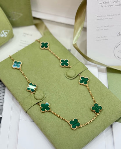 ¡®Aura Jewels¡¯CLOVER 10 MOTIFS  NECKLACE