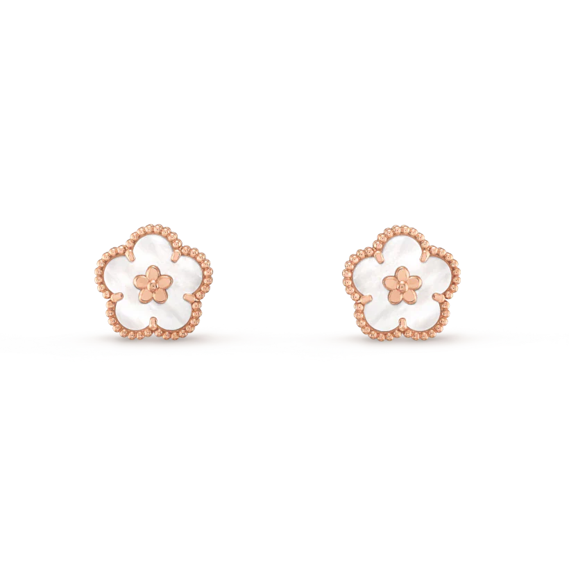 [Aura Jewels]LUCKY WHITE MOP EARRINGS