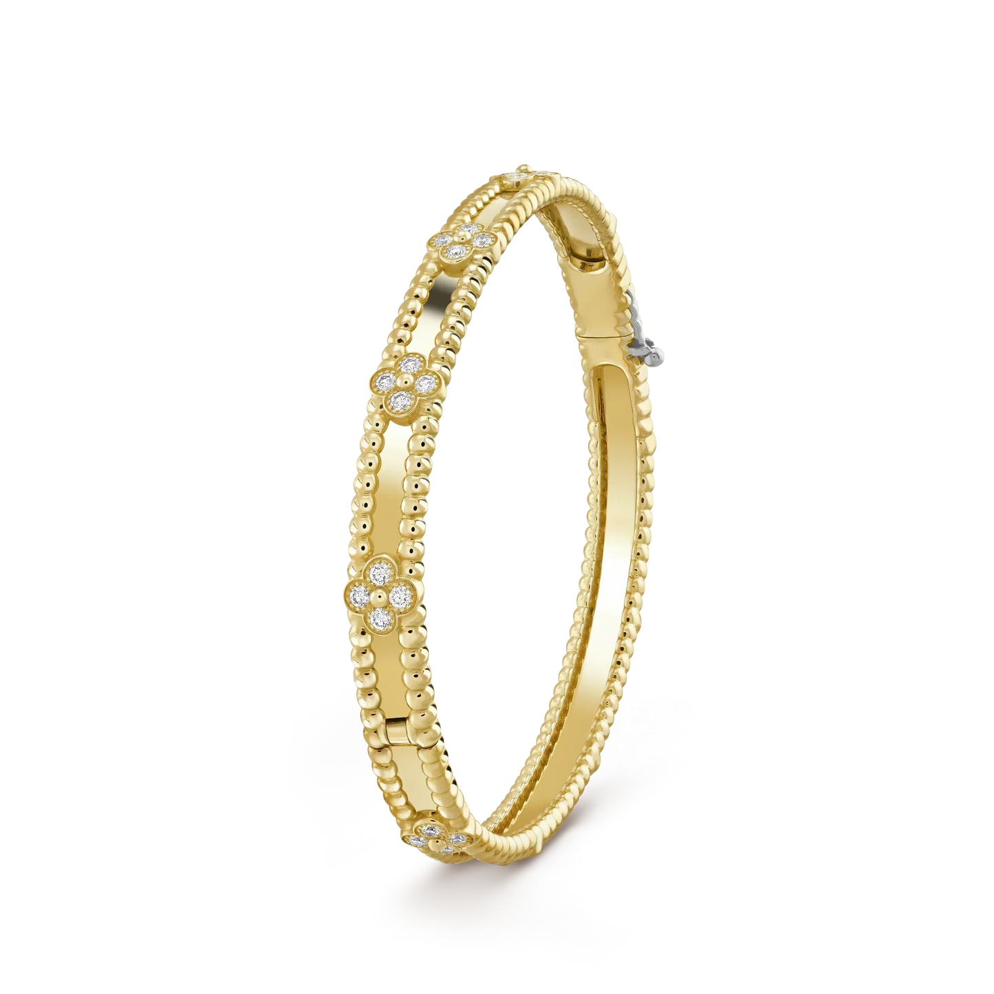 ¡®Aura Jewels¡¯CLOVER BRACELET 4MM DIAMONDS