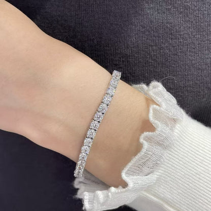 [¡®Aura Jewels¡¯]TENNIS BRACELET WITH FULL DIAMOND SETTING