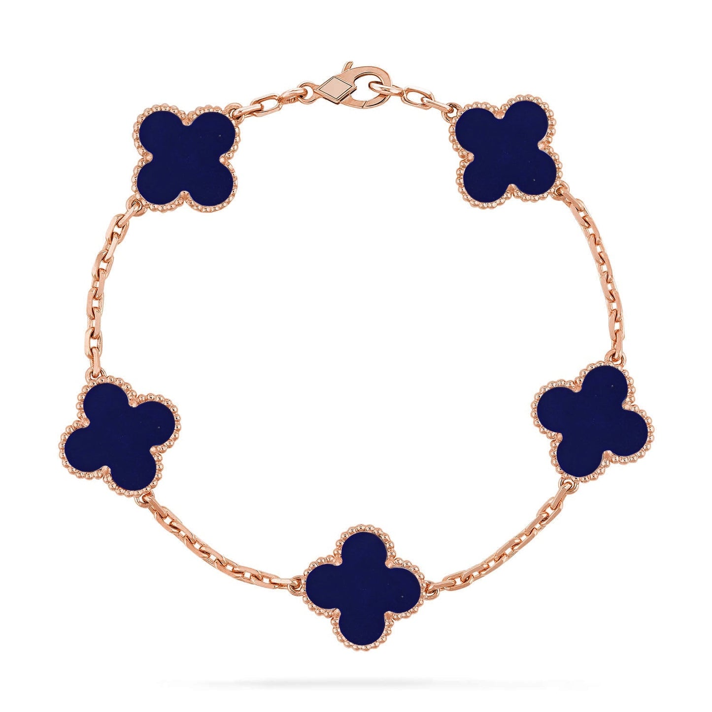 [Aura Jewels]New CLOVER 5 MOTIF LAPIS LAZULI BRACELET COLLECTION