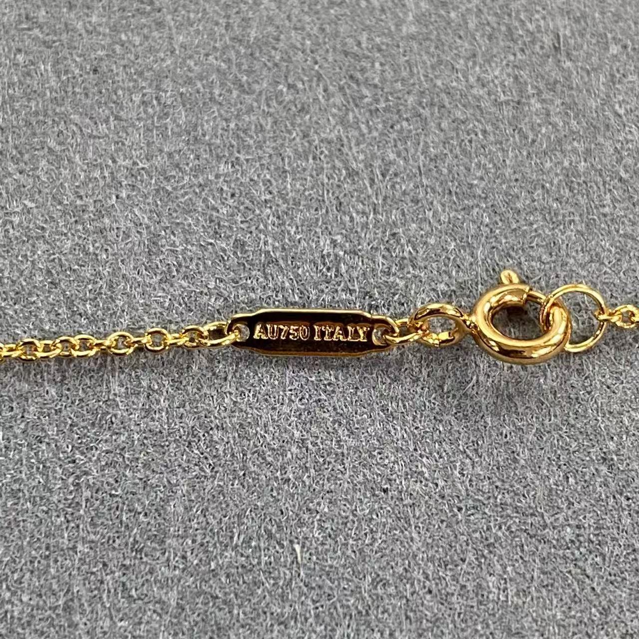 [Aura Jewels]T House Diamond-Studded Knot Necklace