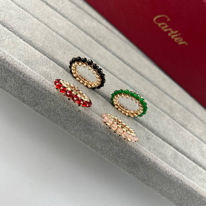 ¡®Aura Jewels¡ ROSE GOLD AGATE RIVET RING ASIA LIMITED EDITION