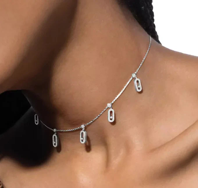 [Aura Jewels] MS DIAMOND PENDANT NECKLACE