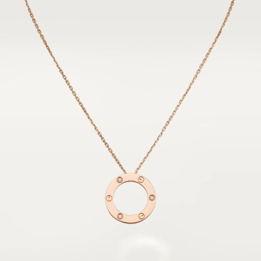 ¡®Aura Jewels¡¯LOVE NECKLACE 16MM 3 DIAMONDS