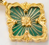 [Aura Jewels] B.C.L SMALL SIZE ENAMEL NECKLACE£¨Various colors)
